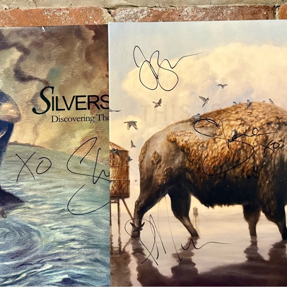Silverstein Signed Vinyl Lot - Discovering the Waterfront, This Is How the Wind